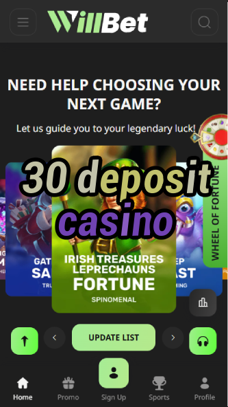 30 Deposit Casino - $30 Minimum Deposit Casinos-casinoorder.vip